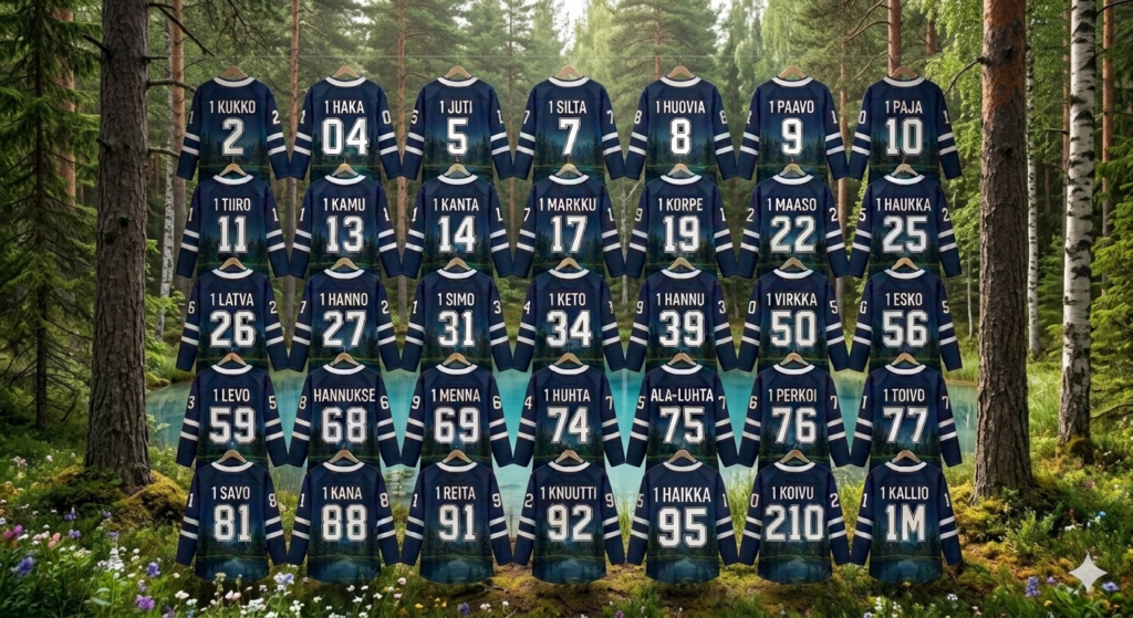 35 lammikko metsämaisemassa
