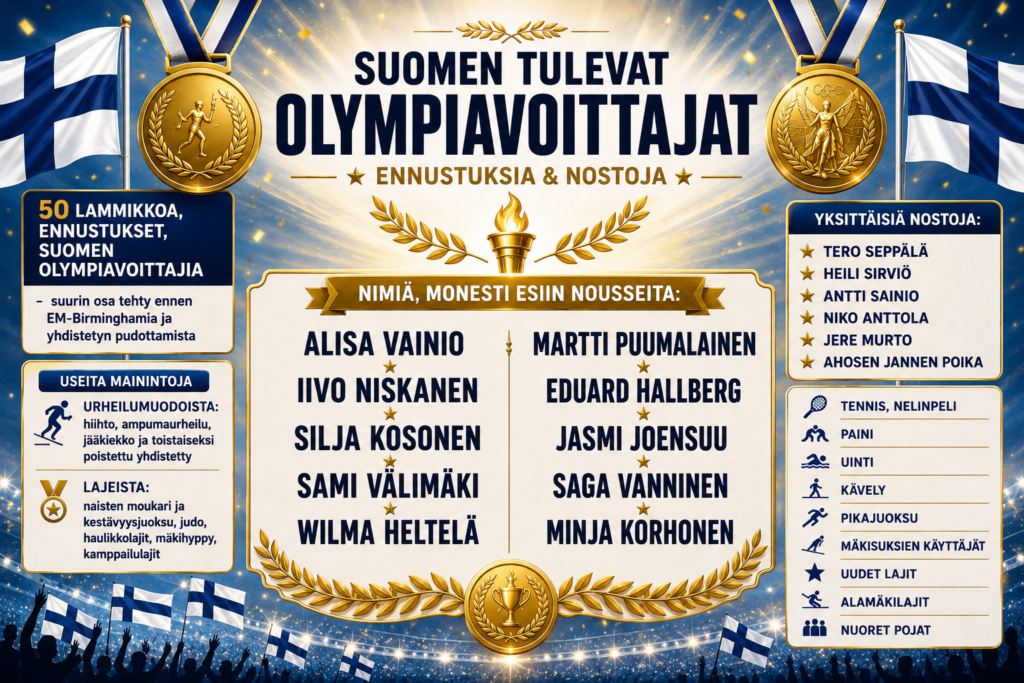 lammikko veikkaa olympiavoittajia